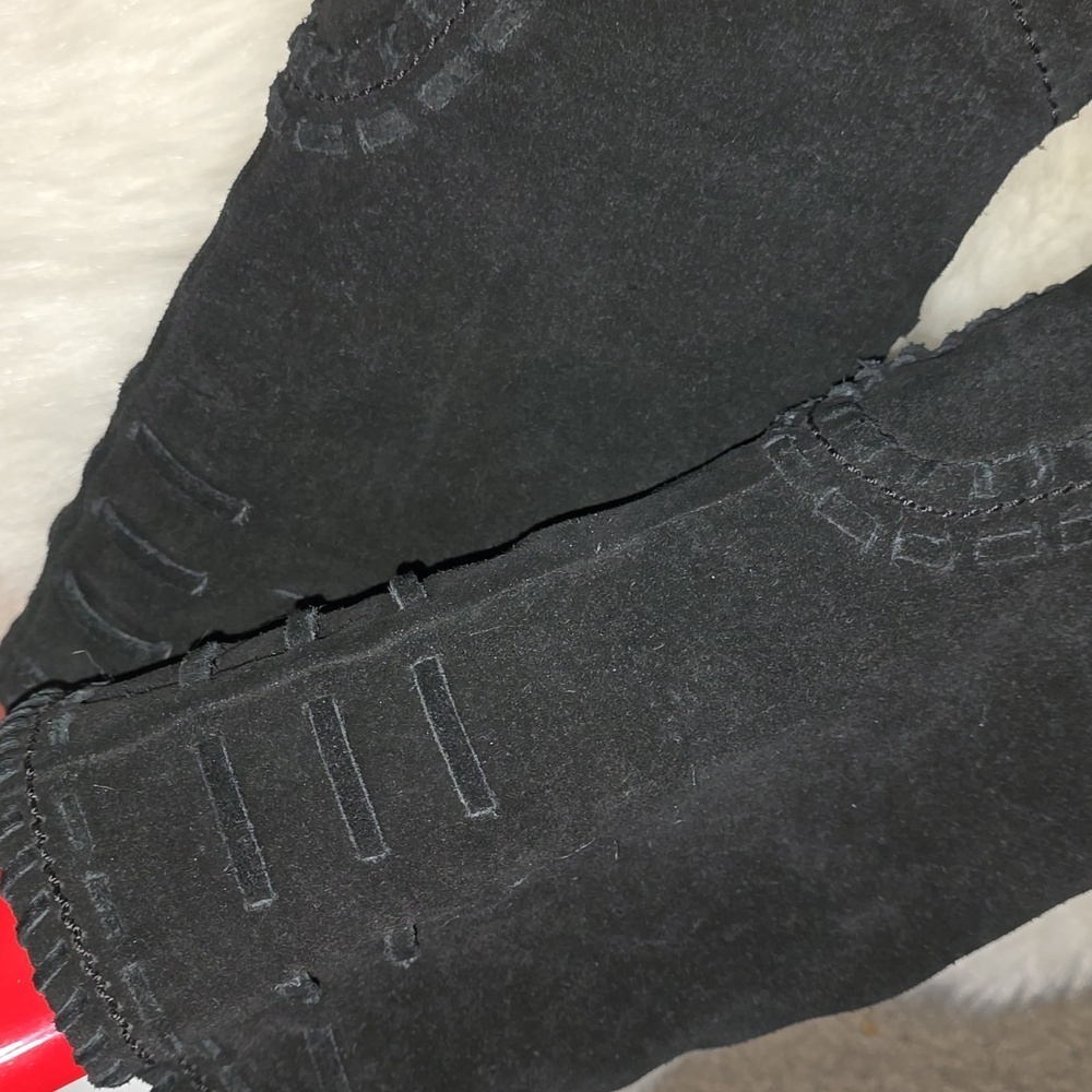 Blk Boots w/a Soft Top - Like new! - Picture 6 of 9